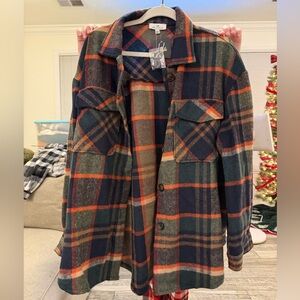 Dressed in LALA Multicolor Plaid Jacket